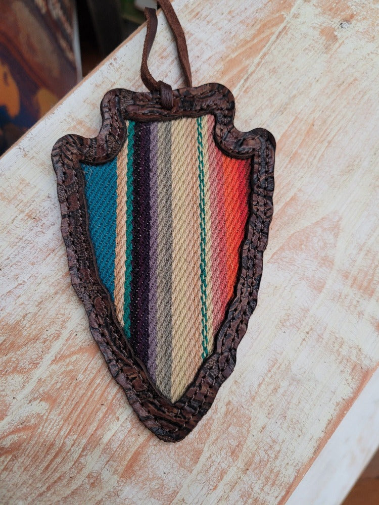 Arrow Head Car Freshie, Serape