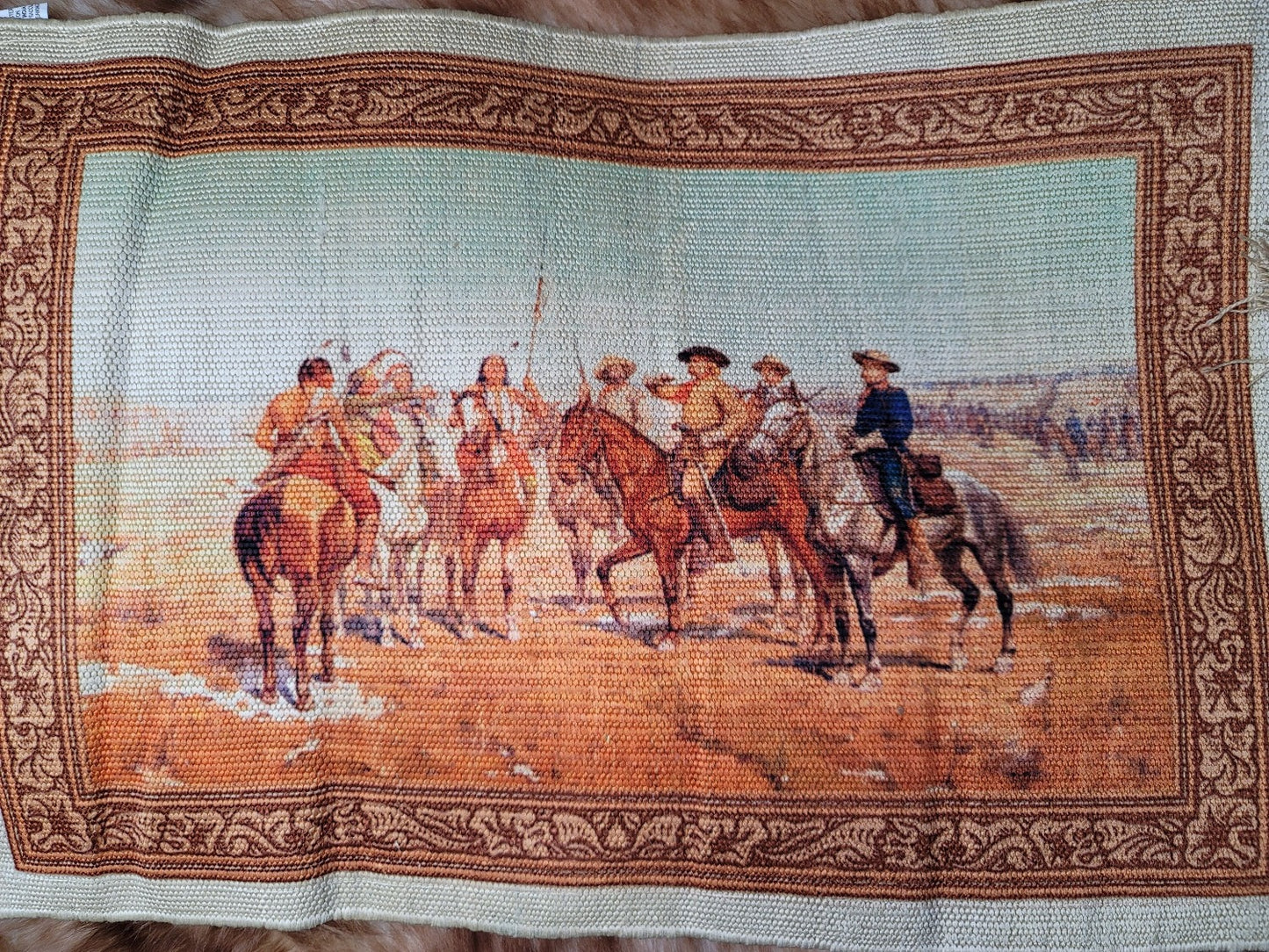 Placemat, Cowboys and Indians
