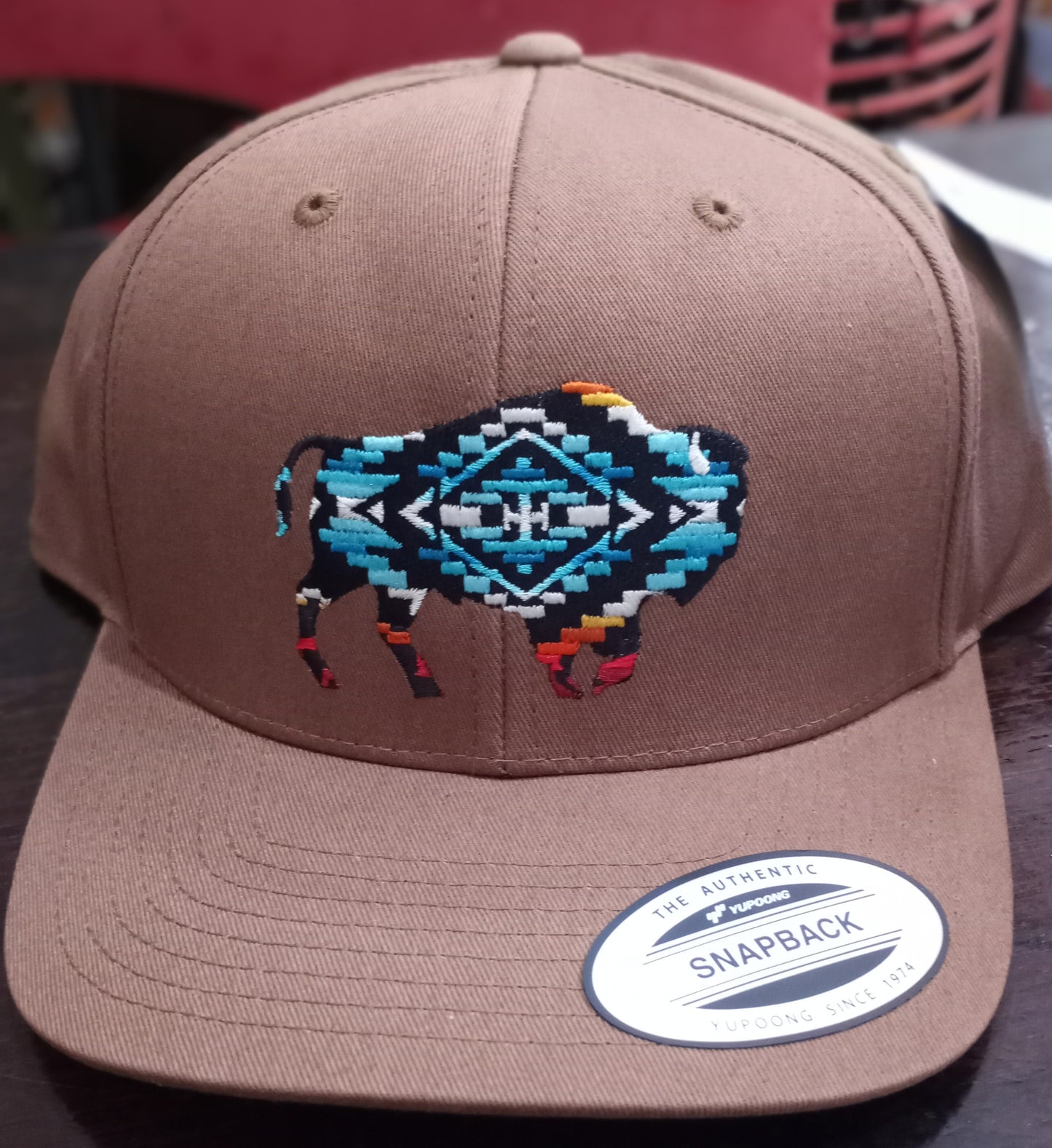 Pendleton®  Embroidered Ball Cap, Buffalo, Taupe