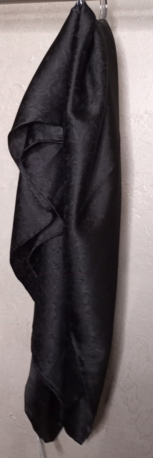 Silk Wild Rag color Black Jacquard