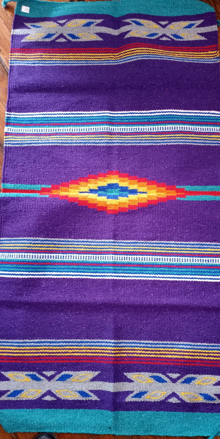 Southwestern Inspired Rug,  30 x 60" , various colors