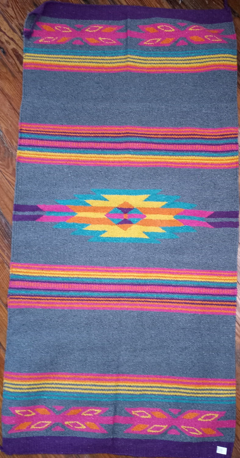 Southwestern Inspired Rug,  30 x 60" , various colors