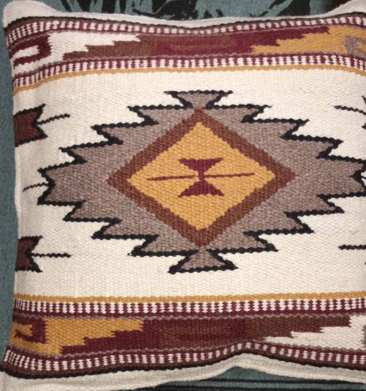 Southwestern Inspired Woven Pillow - Various Colors