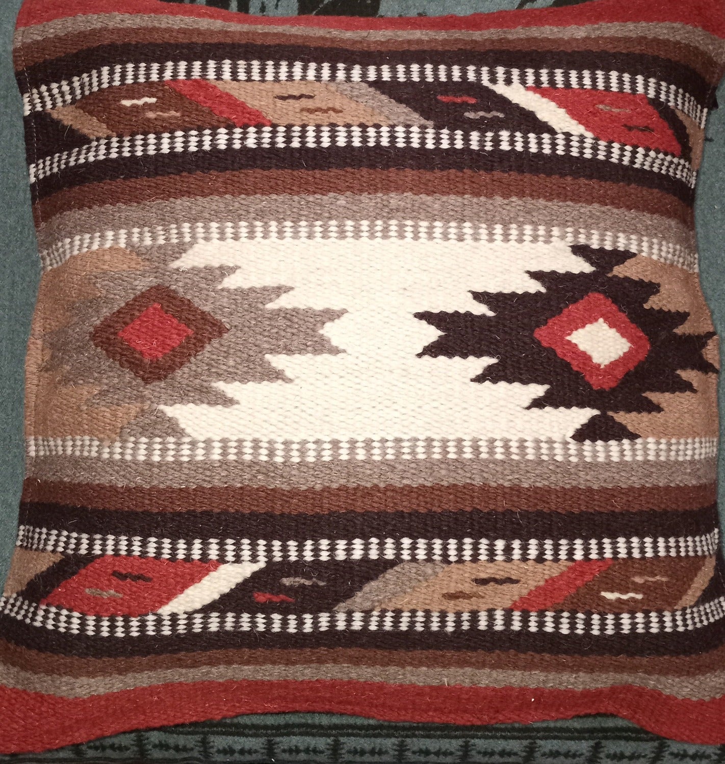 Southwestern Inspired Woven Pillow - Various Colors