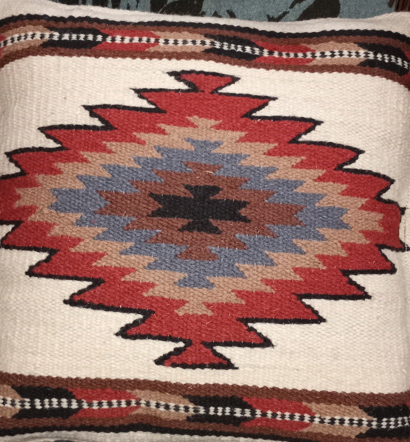 Southwestern Inspired Woven Pillow - Various Colors