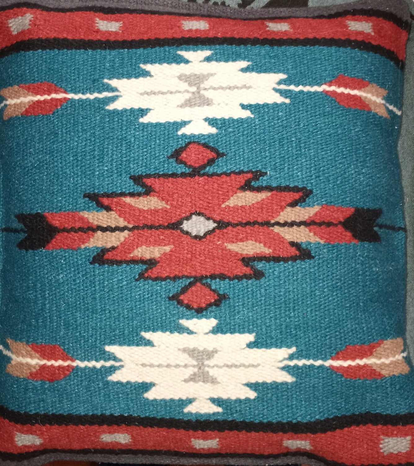 Southwestern Inspired Woven Pillow - Various Colors