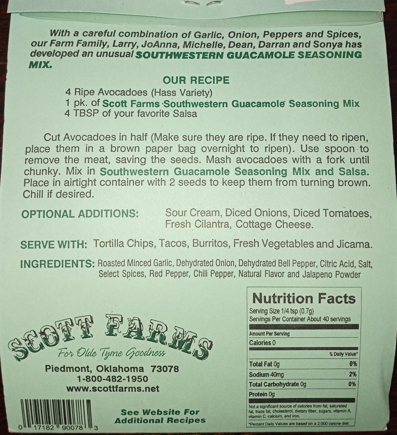 Scott Farms Dips - various flavors