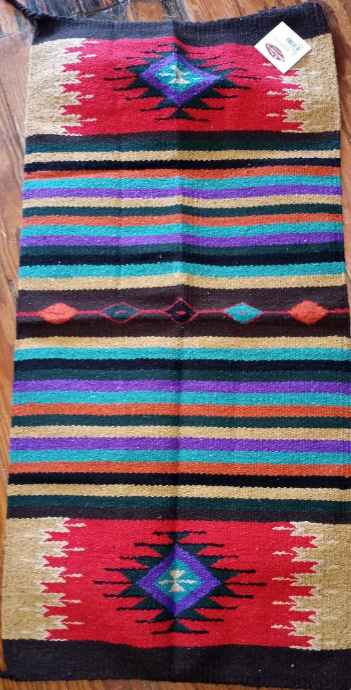 Western Woven Rug 20x40" various colors