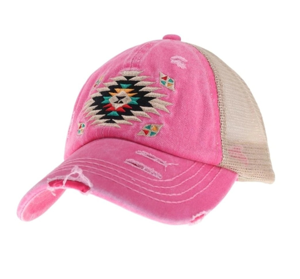 Distressed Hat Patch Ball Cap, High Criss-Cross – H&M Ranch Store