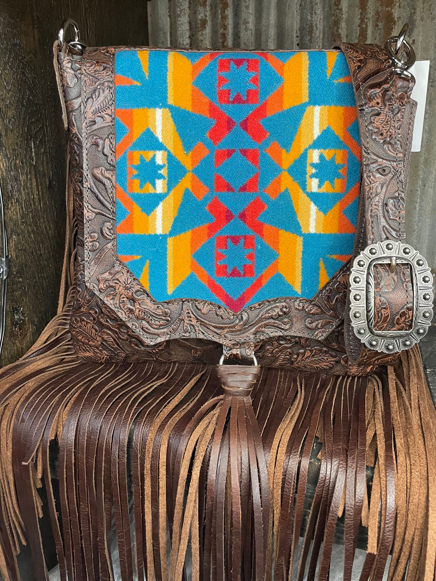 Saddle Bag Mid Rise, Condensed Turquoise